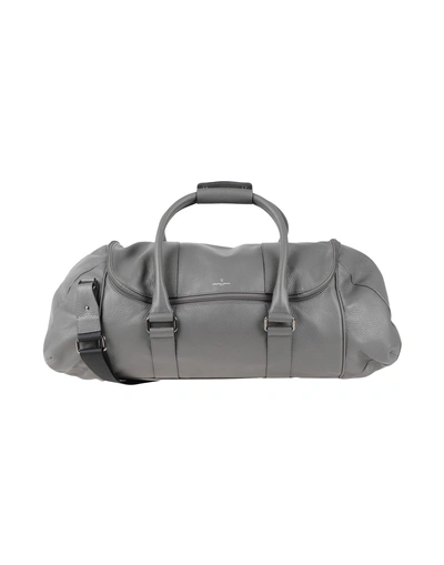 Shop Philippe Model Travel & Duffel Bag In Grey