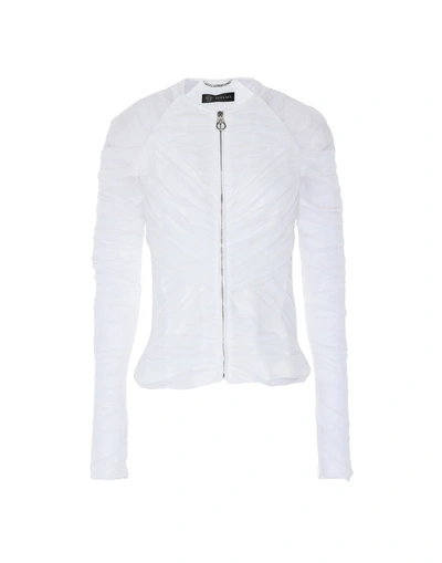 Shop Versace Suit Jackets In White