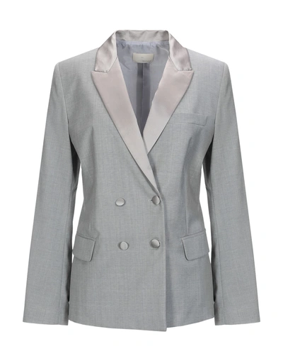 Shop Band Of Outsiders Blazer In Light Grey