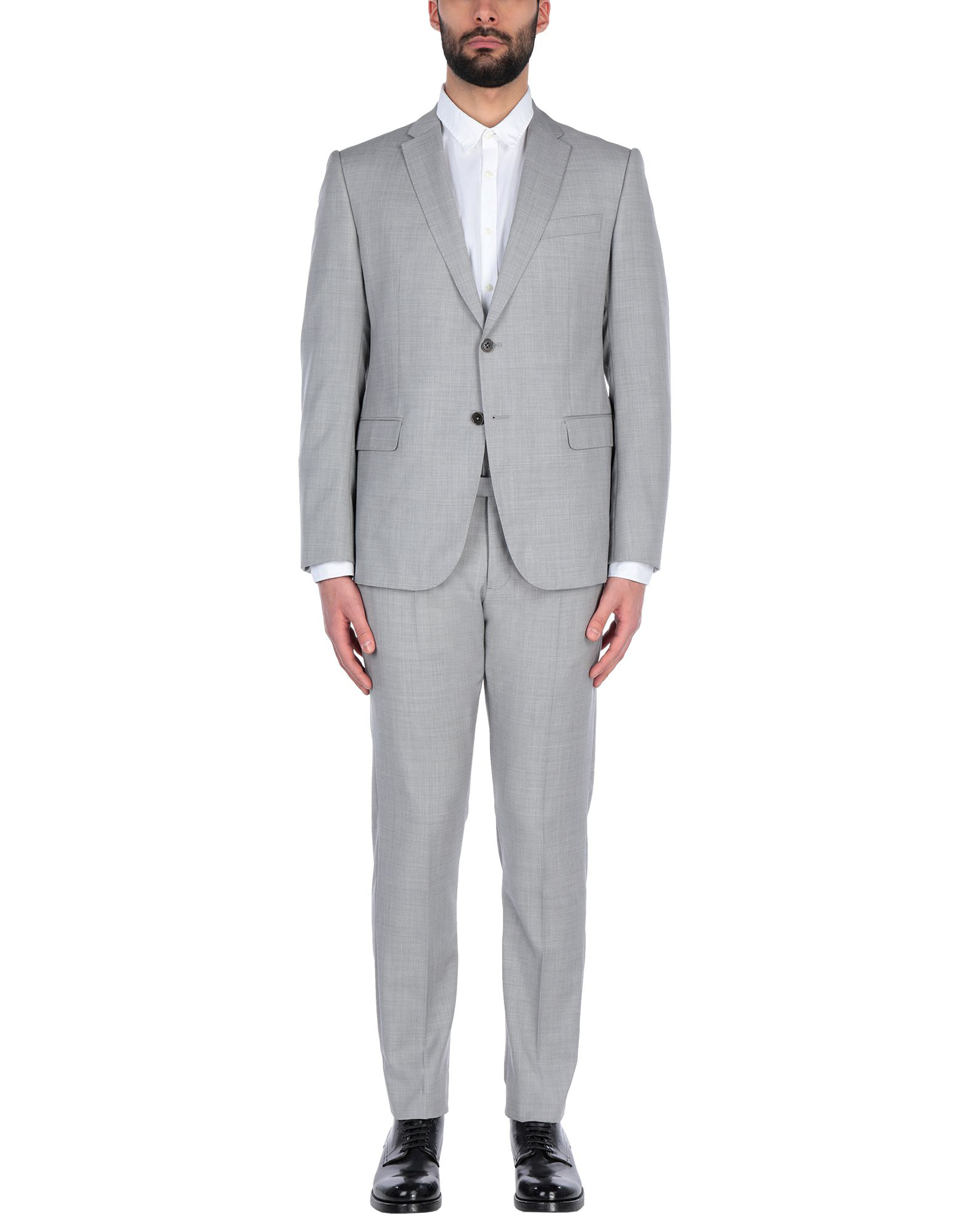 Emporio Armani Suits In Light Grey 
