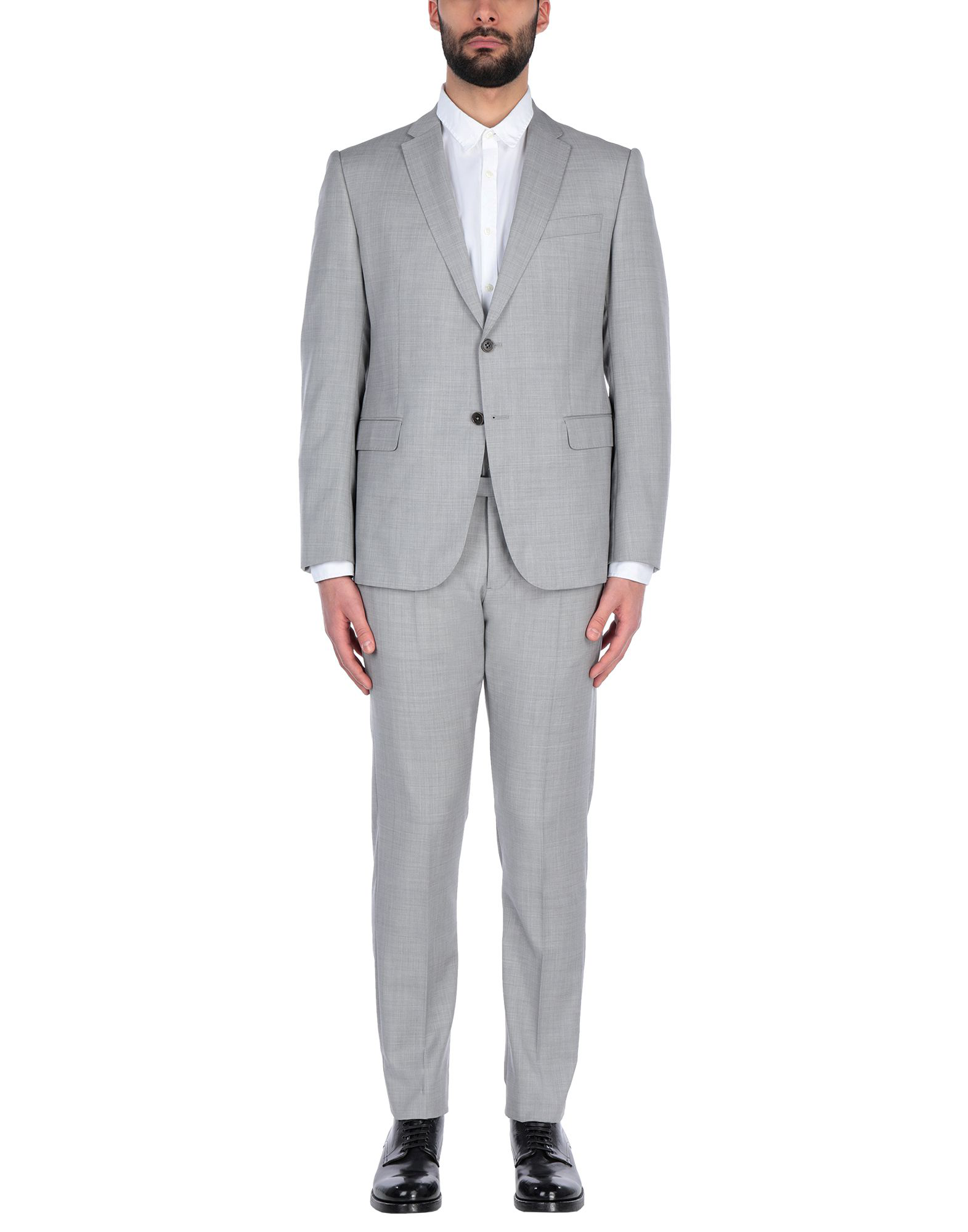 armani suit grey