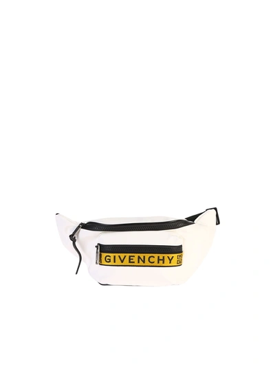 Shop Givenchy Branded Belt Bag In White