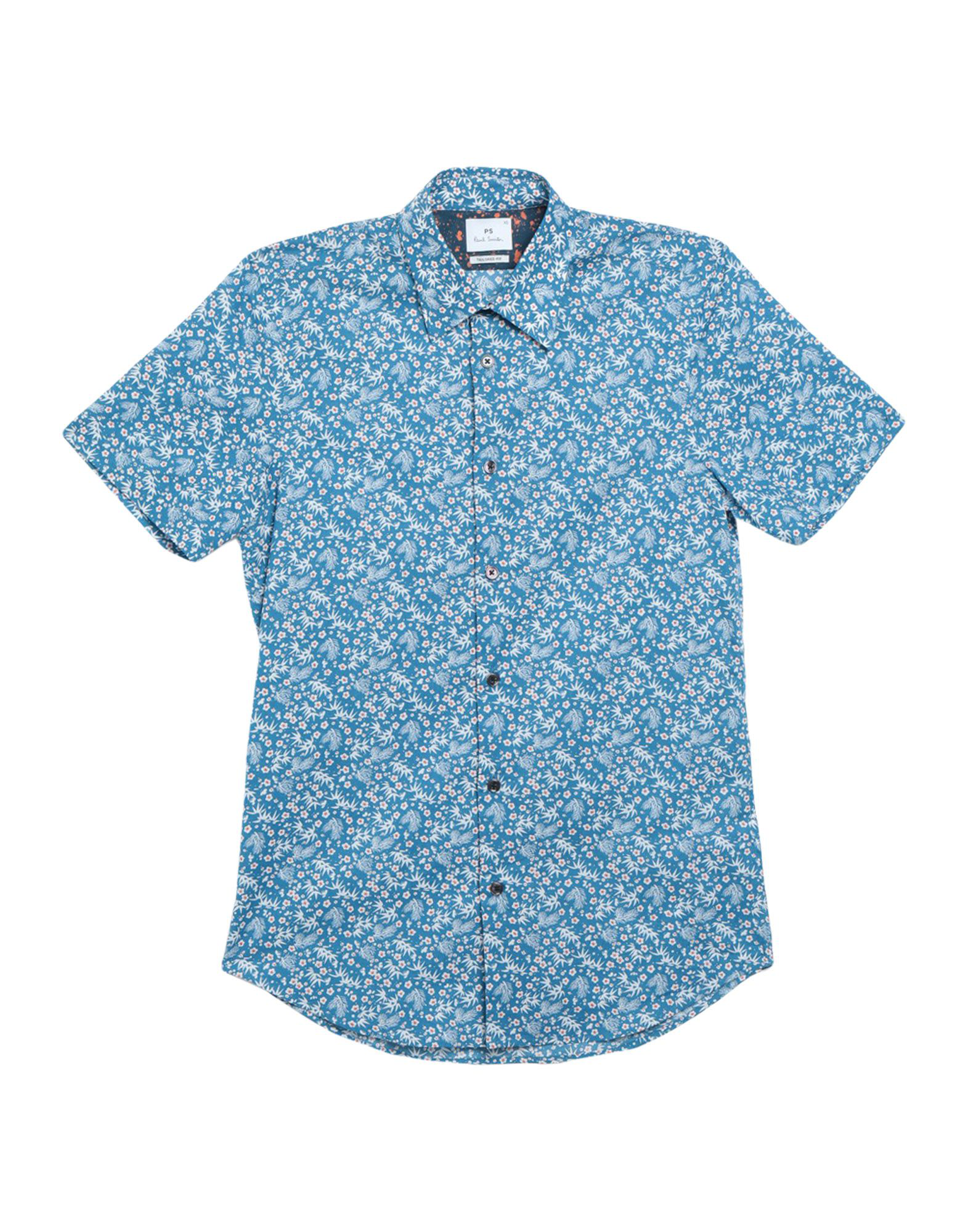 Ps By Paul Smith Shirts In Pastel Blue | ModeSens