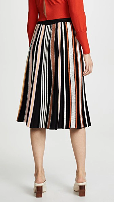 Shop Tory Burch Ellis Skirt In Webbing Stripe