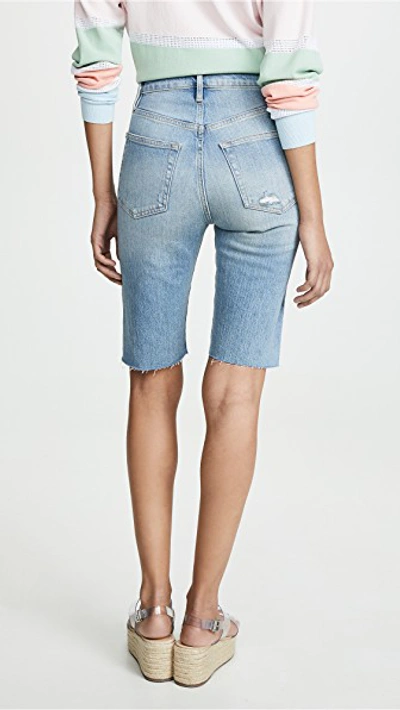 Shop Frame Le Vintage Bermuda Shorts In Medina