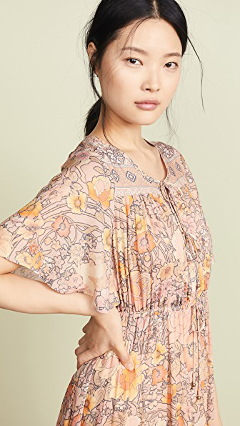 spell amethyst garden party dress