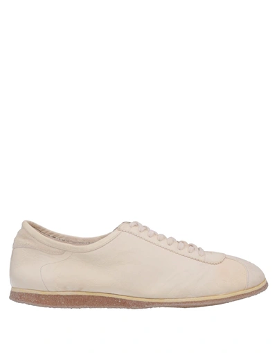 Shop Guidi Sneakers In Ivory