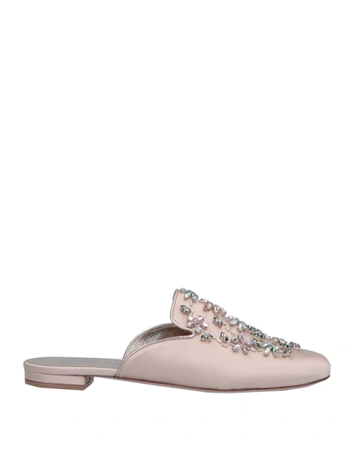 Shop Le Silla Mules And Clogs In Pale Pink