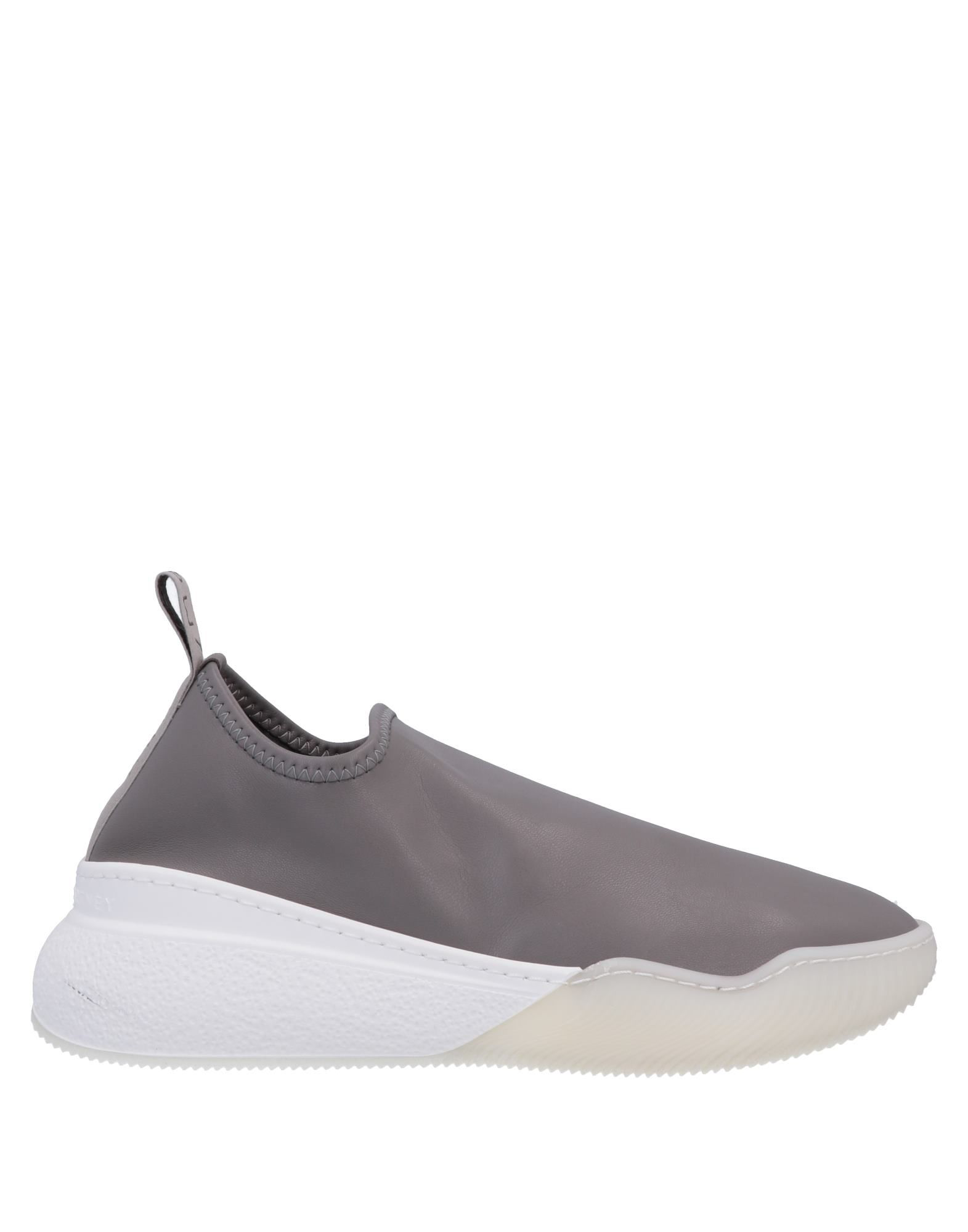 faux leather slip on sneakers