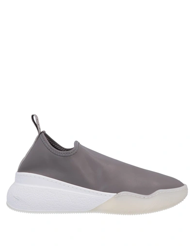 Shop Stella Mccartney Sneakers In Lead