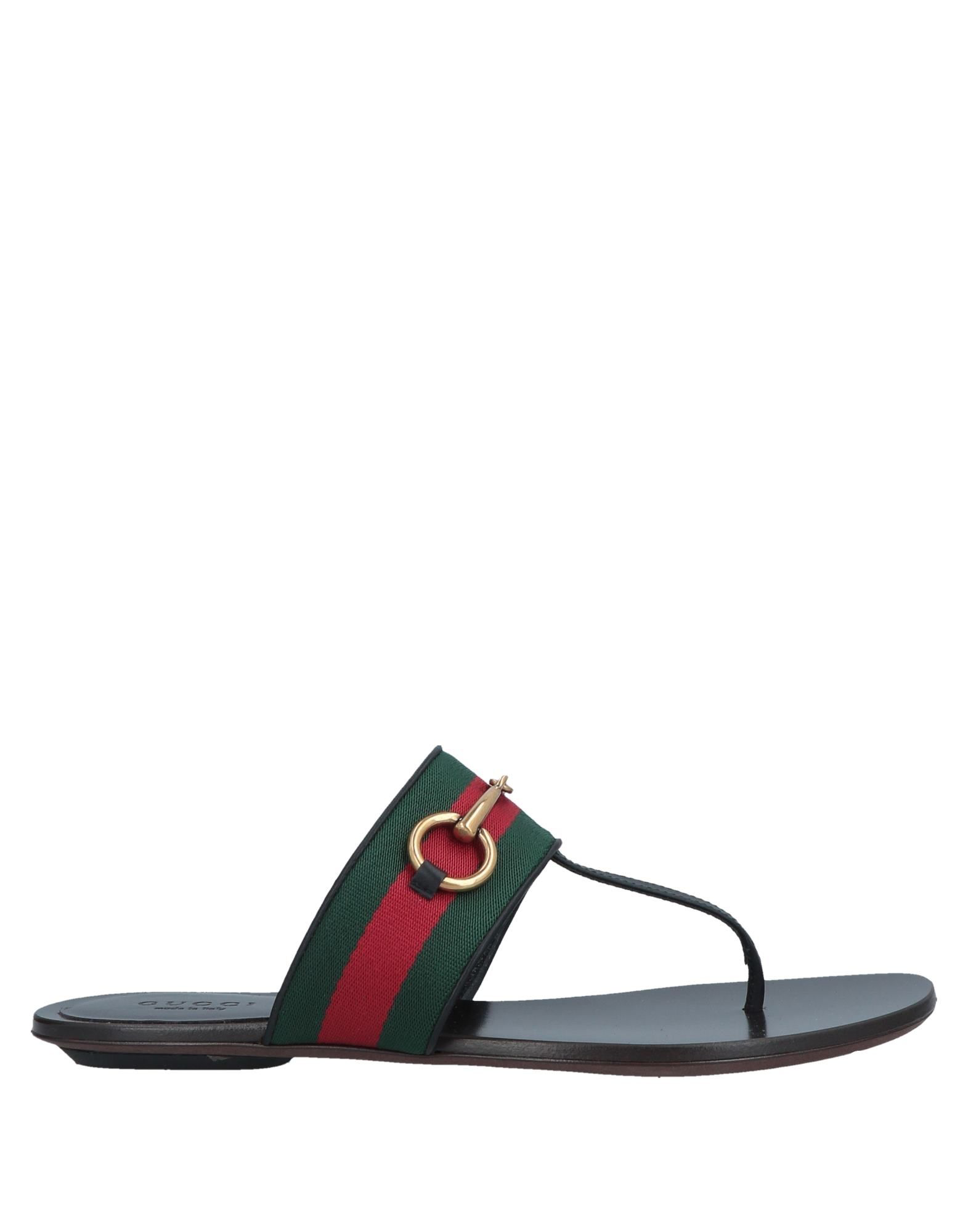 green gucci flip flops