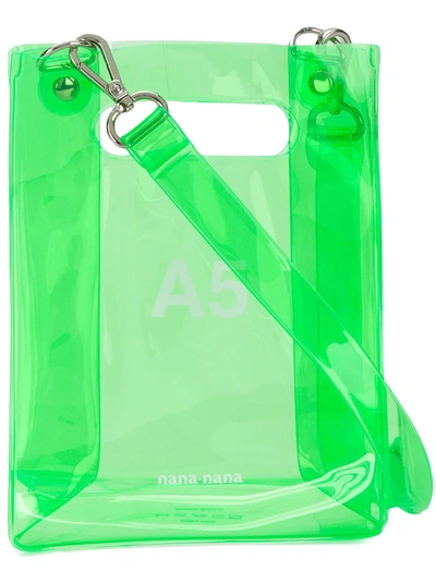 Shop Nana-nana A5 Tote Bag - Green