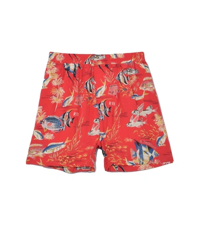 Shop R13 Boxer Short In Red Fish