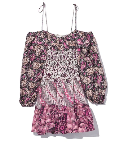 Shop Ulla Johnson Jira Dress In Fuchsia In Multi