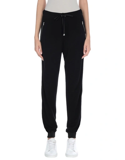 Shop Capobianco Casual Pants In Black