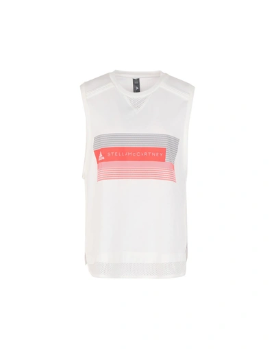 Shop Adidas By Stella Mccartney Sports Bras And Performance Tops In White