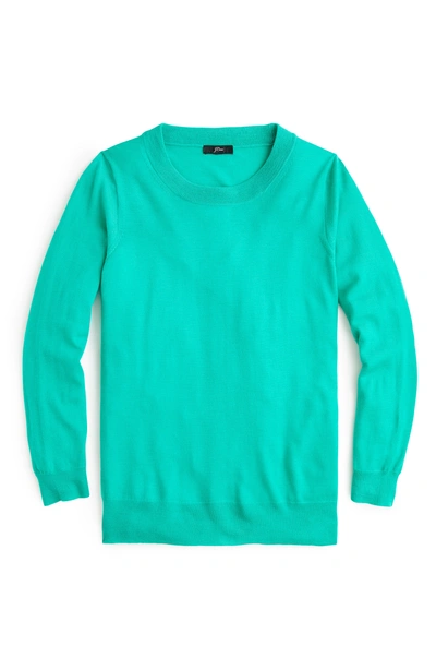 Shop Jcrew Tippi Merino Wool Sweater In Bright Kelly
