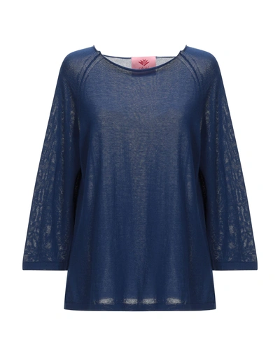 Shop Alyki Sweater In Dark Blue