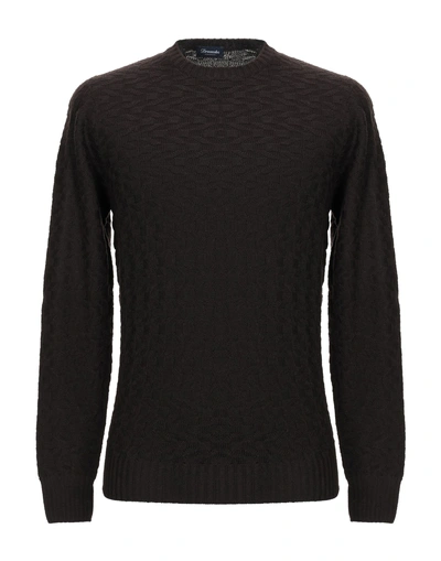 Shop Drumohr Sweater In Dark Brown