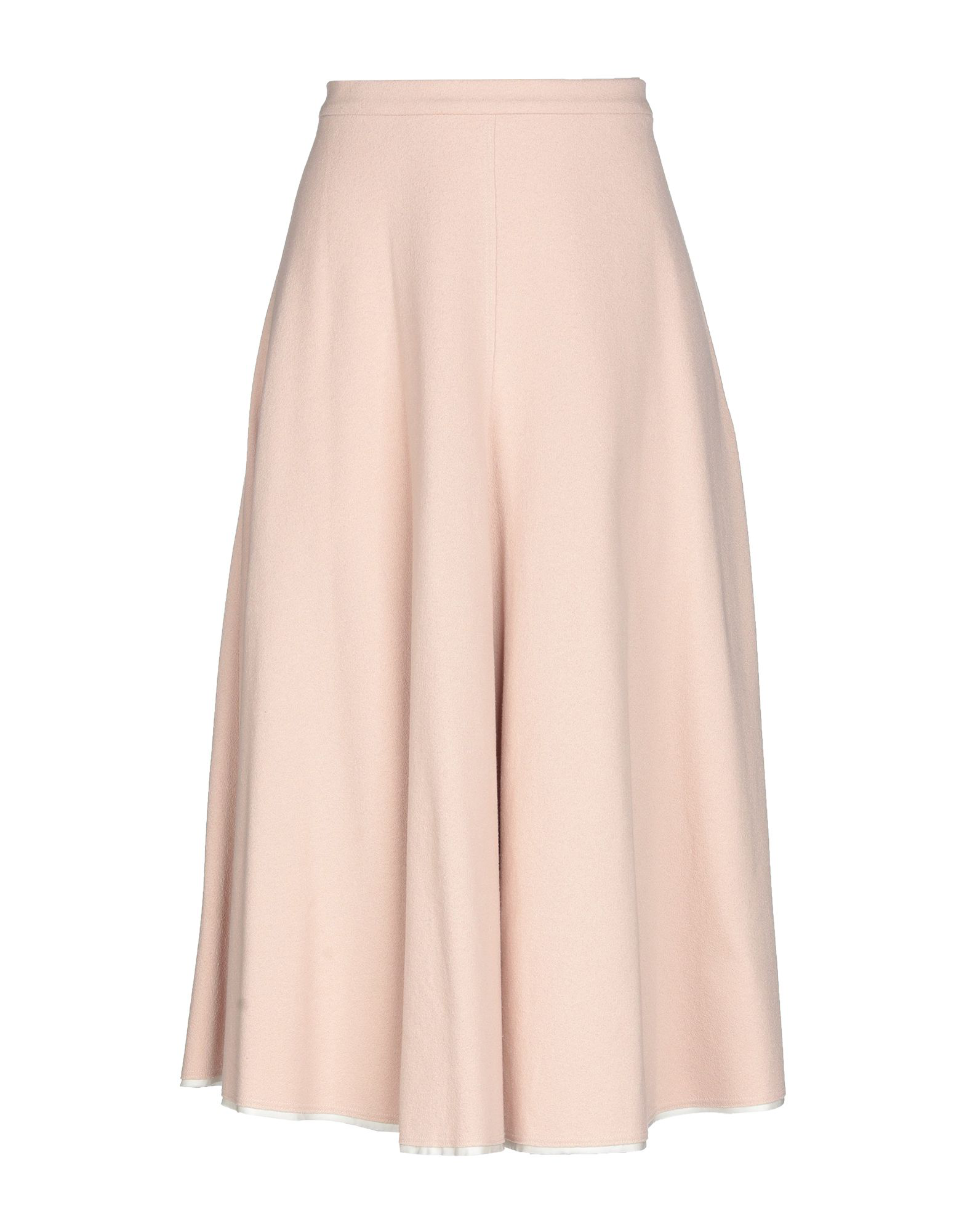 Jil Sander Midi Skirts In Pale Pink | ModeSens