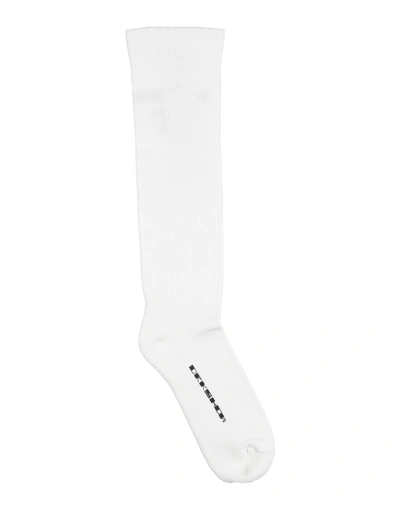 Shop Rick Owens Drkshdw Short Socks In White