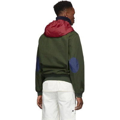 Shop Jw Anderson Khaki Half-zip Blouson Jacket