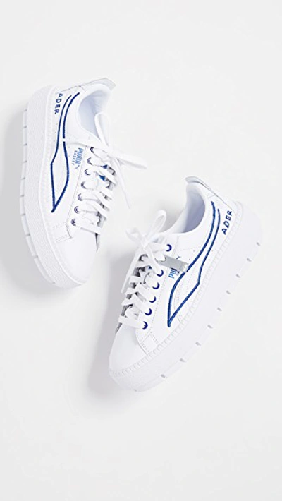 Puma Platform Trace Ader Error Sneakers In White/blue | ModeSens