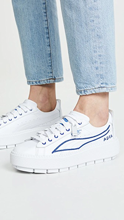 Puma Platform Trace Ader Error Sneakers In White/blue | ModeSens