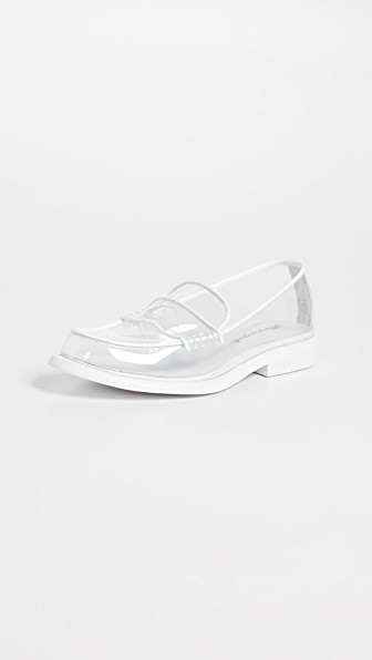 clear loafers
