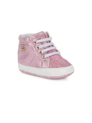 girls glitter high tops