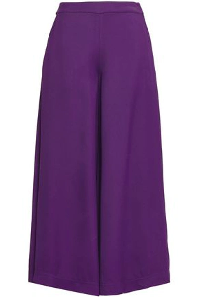 Shop Missoni Woman Gabardine Culottes Purple