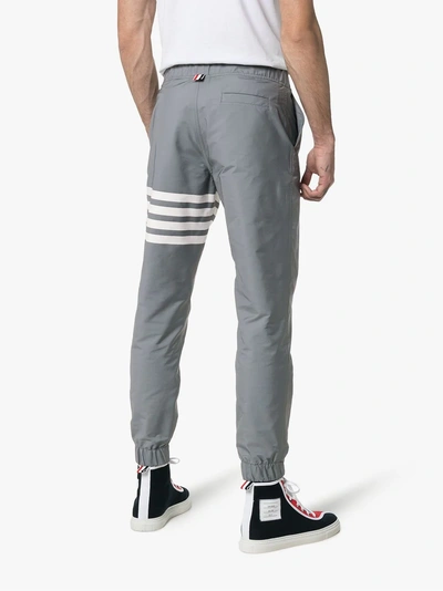 Shop Thom Browne 4-bar Swim Tech Sweatpants In Grey
