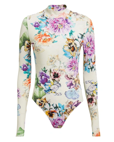 Shop Adriana Iglesias Romy Floral Bodysuit