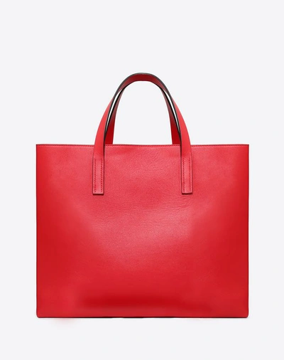 Shop Valentino Garavani Large Vring Shopping Tote In Rouge Pur