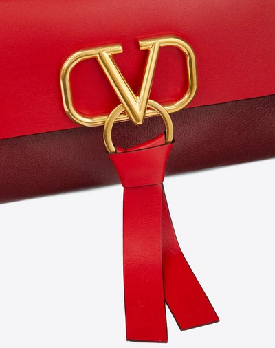 VALENTINO GARAVANI Valentino Garavani VRING Small leather shoulder bag ·  VERGLE