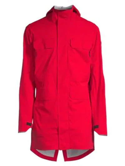 Shop Canada Goose Seawolf Rain Jacket In Red