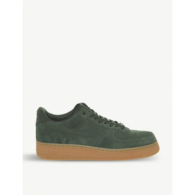 Nike Air Force 1 07 Suede Trainers In Outdoor Green Gum | ModeSens