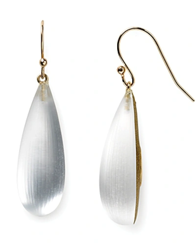 Shop Alexis Bittar Lucite Dewdrop Earrings In Silver