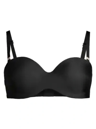 Shop Chantelle Absolute Invisible Smooth Strapless Convertible Bra In Black