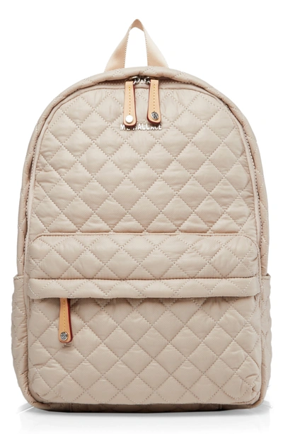 Shop Mz Wallace Small Metro Backpack - Ivory In Mushroom
