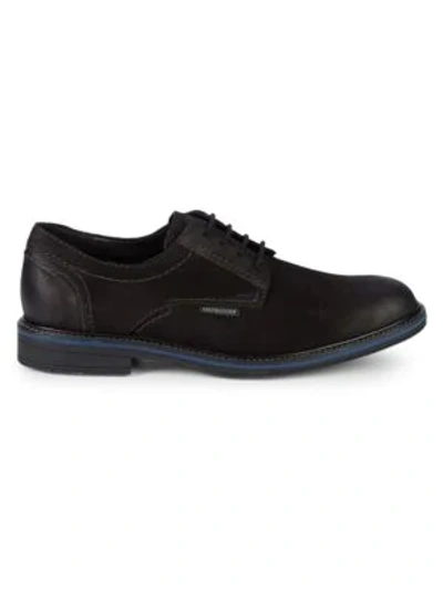 Shop Mephisto Waino Suede Derby Shoes In Black