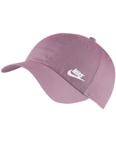Nike Sportswear Heritage86 Adjustable Back Hat, Women's, Pink In Plum  Dust/white | ModeSens