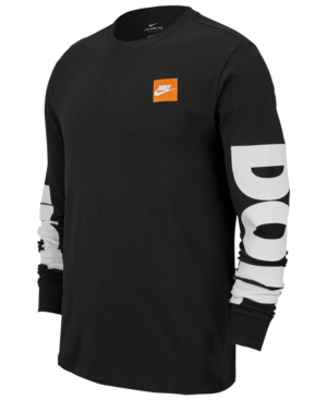mens nike just do it long sleeve shirt