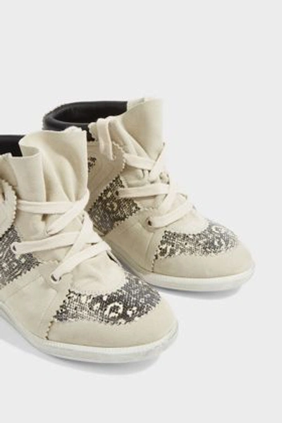 Shop Isabel Marant Betty Trainers In Beige