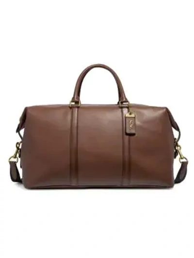 Shop Coach Metropolitan Duffle 52 Leather Bag In Brown