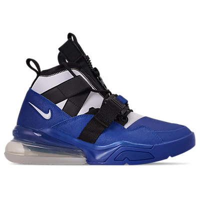 Shop Nike Men's Air Force 270 Utility Off-court Shoes In Blue Size 11.0