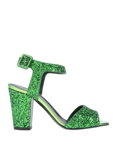 Shop Giuseppe Zanotti Sandals In Green