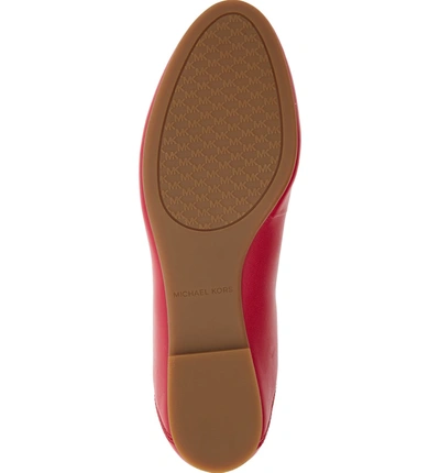 Shop Michael Michael Kors Charlton Convertible Loafer In Red Nappa Leather