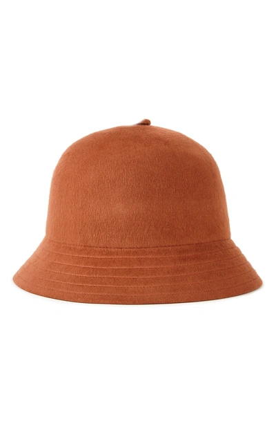 Shop Brixton Essex Bucket Hat - Orange In Rust