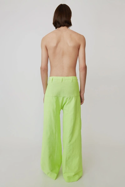 Shop Acne Studios  In Fluo Yellow/off White